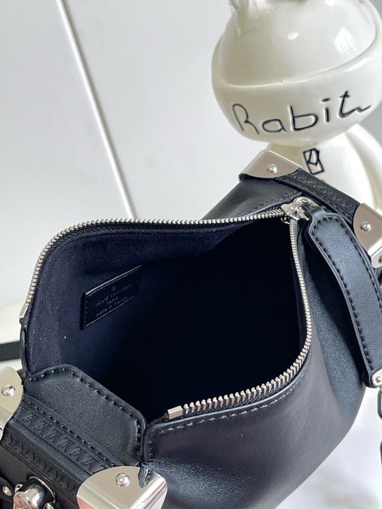 Luxury Silver Lambskin Crossbody Bag