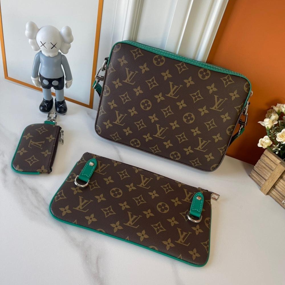 Modern Luxury Monogram Shoulder Bag 25x18.5x7cm