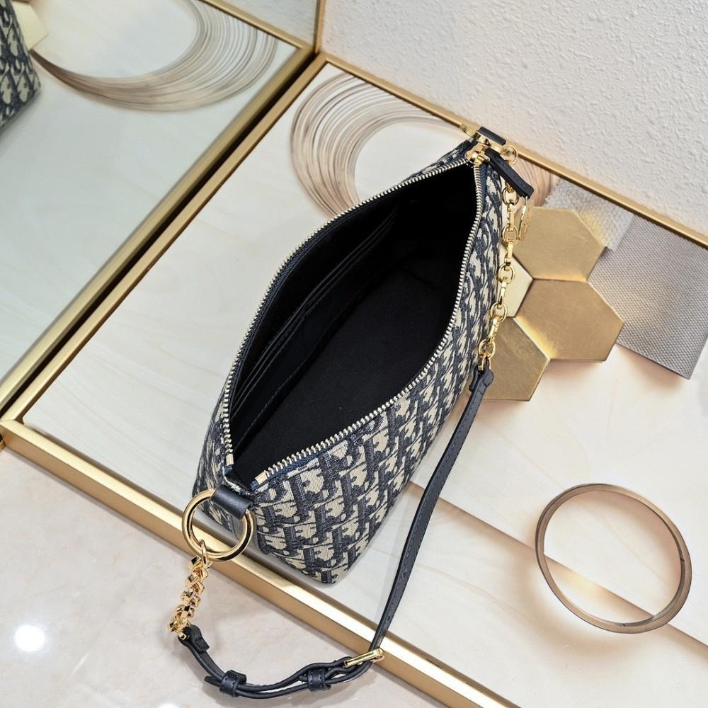 Elegant Stylish Black Studded Calfskin Shoulder Bag