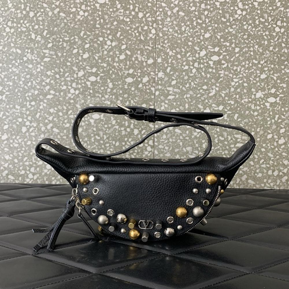 Studded Leather Crossbody Bag Style 400119248