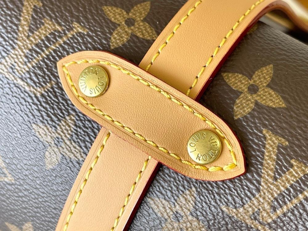 Modern Monogram Leather Crossbody Bag 35x26x16cm