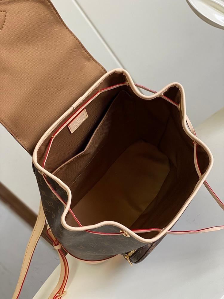 Elegant Refined Leather Top Handle Bag 35x38x21cm