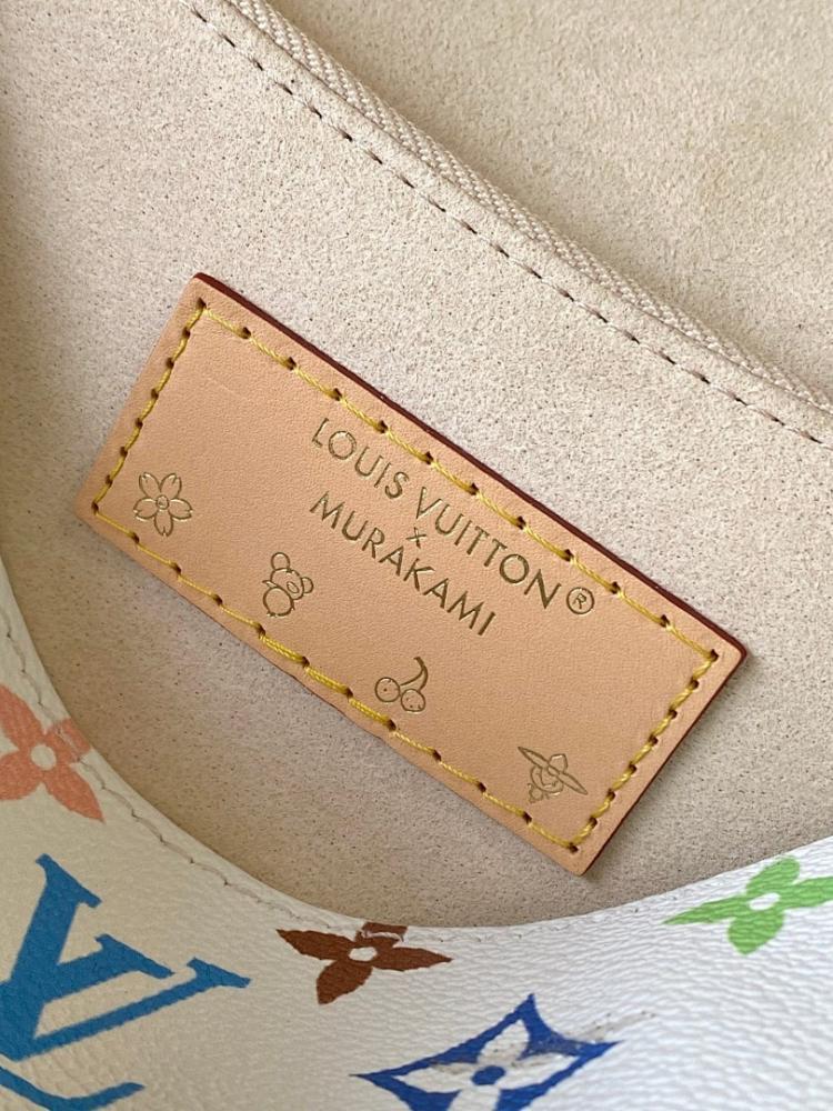 Diane Monogram Leather Shoulder Bag 25x15x9cm