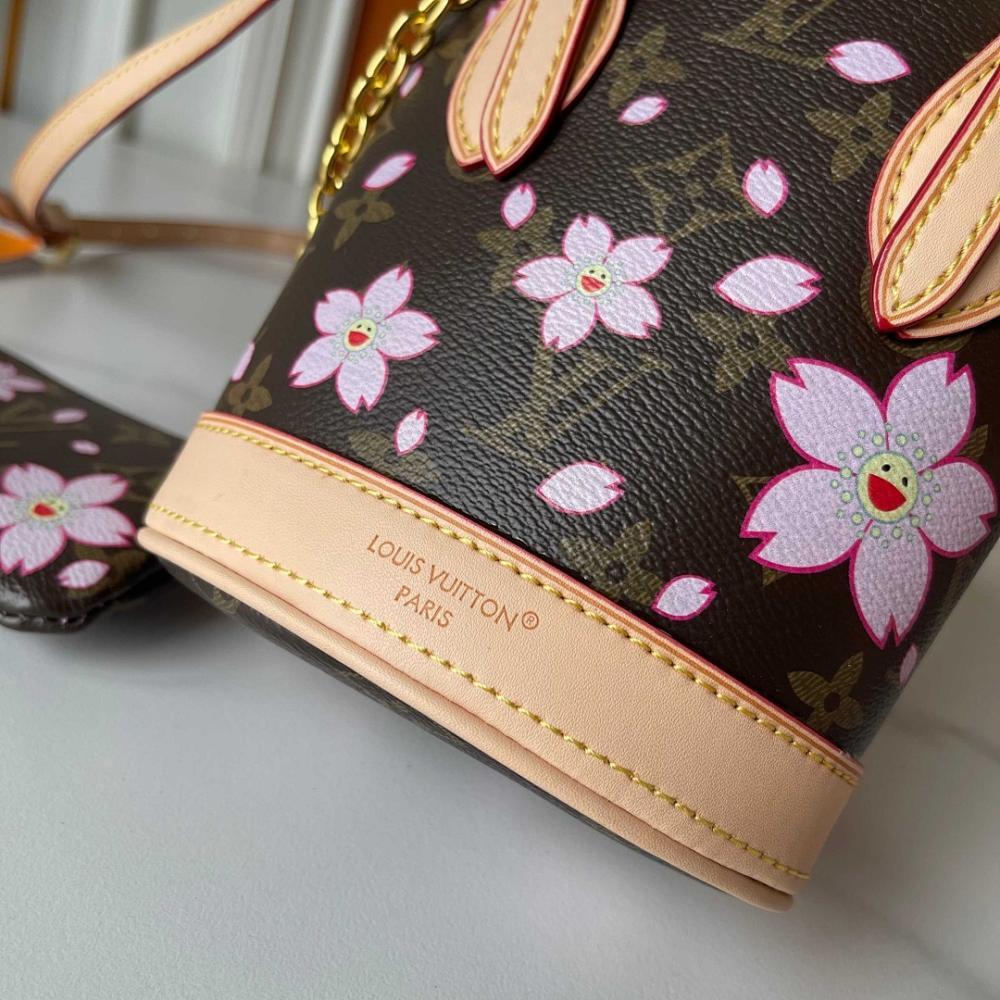Stylish Monogram Leather Shoulder Bag 13x17x9cm