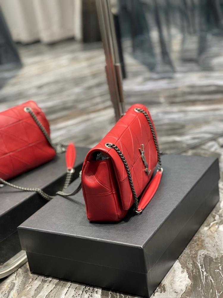 Luxury Patchwork Lambskin Shoulder Bag 25x15x7.5cm