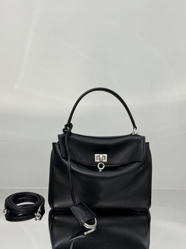 Leather Top Handle Bag Style 674671124