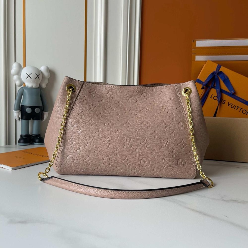 Modern Stylish Monogram Leather Shoulder Bag 34x20x13cm