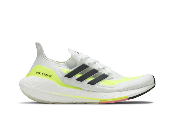 UltraBoost 21 'White Solar Yellow'