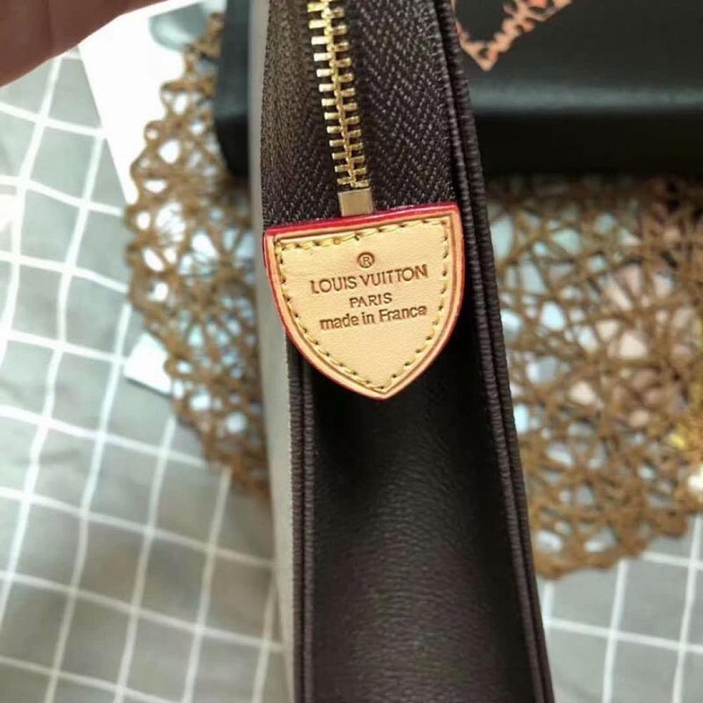 Luxury Elegant Monogram Canvas Top Handle Bag