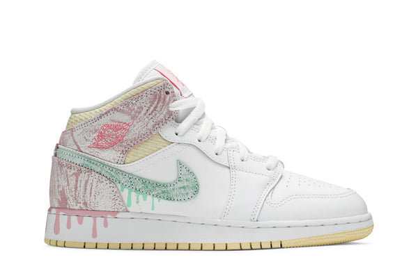 Air Jordan 1 Mid SE GS 'Ice Cream'