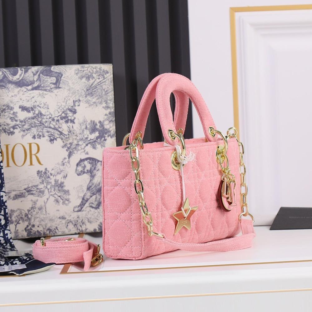 Luxury Stylish Gold Denim Shoulder Bag