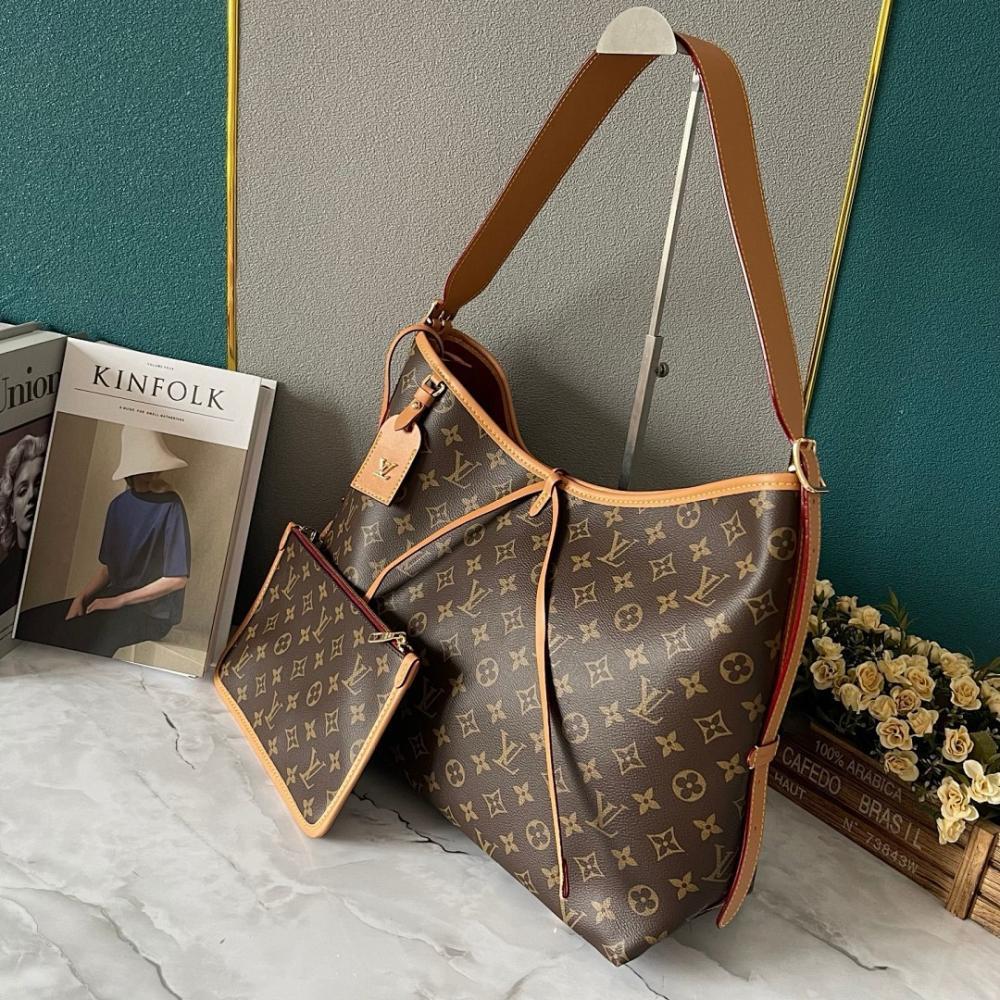 Elegant Premium Leather Top Handle Bag 39x30x15cm