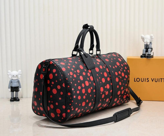 Elegant Leather Top Handle Bag 50x29x23cm