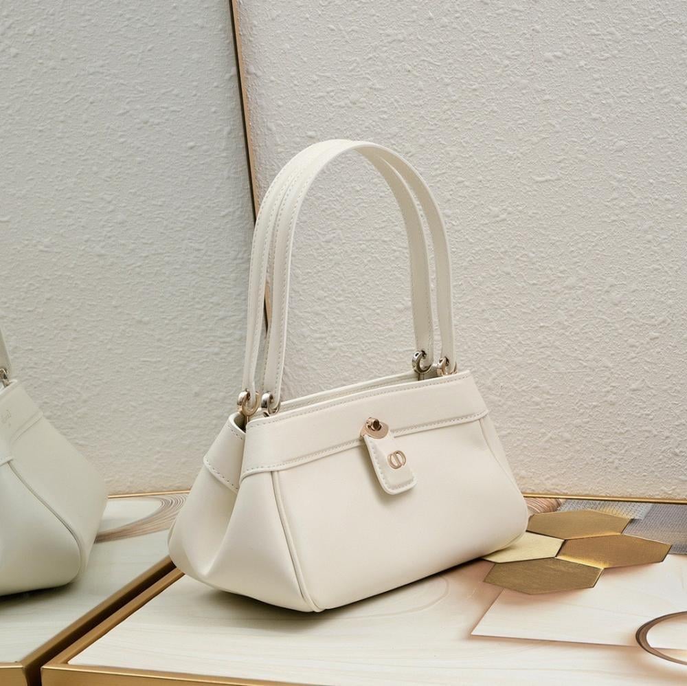 Classic Luxury Calfskin Shoulder Bag 22x12x12cm