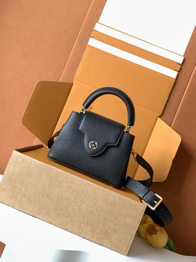 Leather Top Handle Bag Style 1618400127