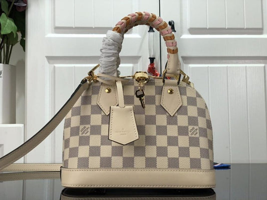 Leather Top Handle Bag Style 1200878491