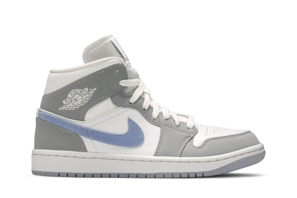 Wmns Air Jordan 1 Mid 'Wolf Grey Aluminum'