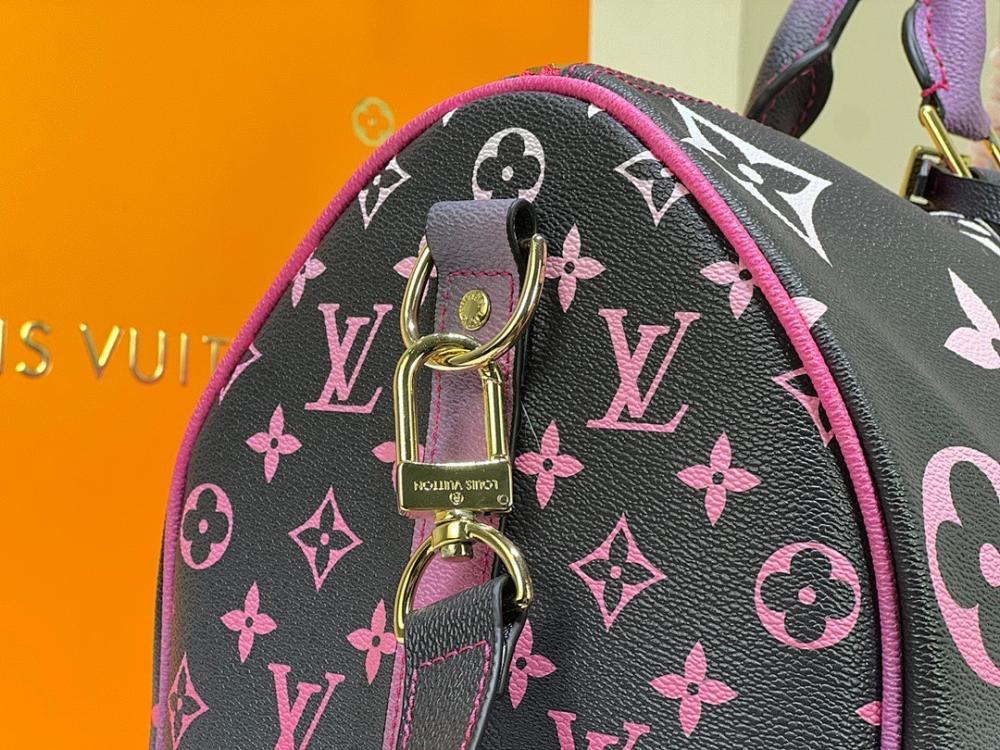 Elegant Stylish Leather Shoulder Bag Pink 45x27x20cm