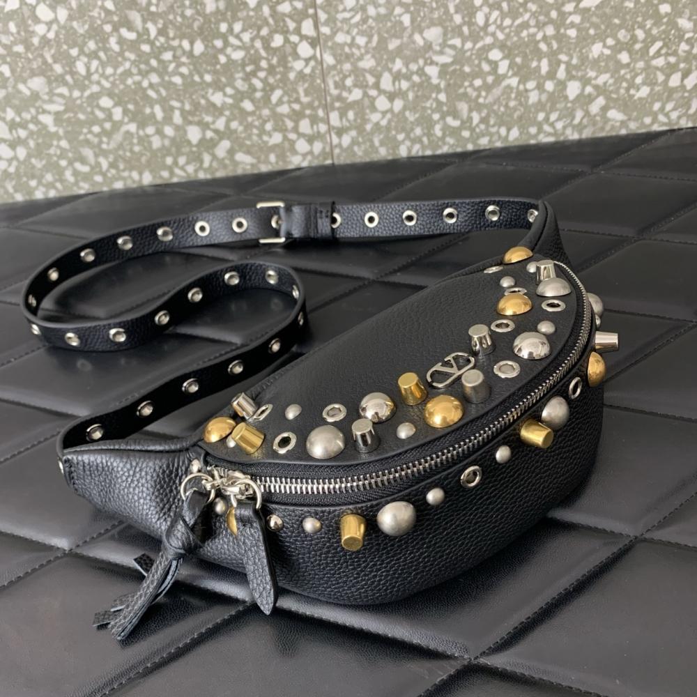 Studded Leather Crossbody Bag Style 400119248