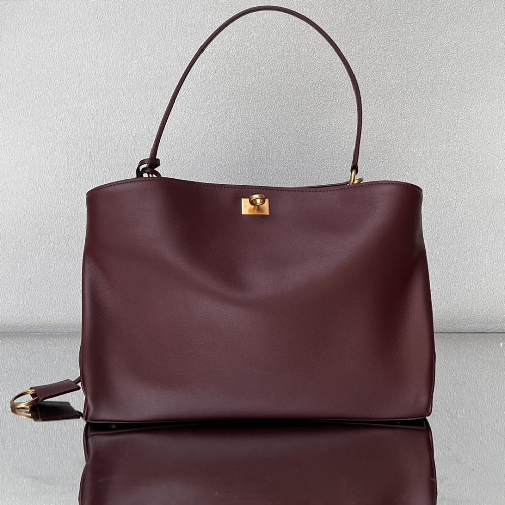 Luxury Leather Top Handle Bag Style 877016624
