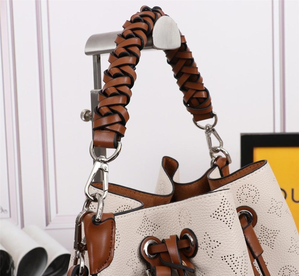 Classic Luxury Woven Calfskin Bucket Bag