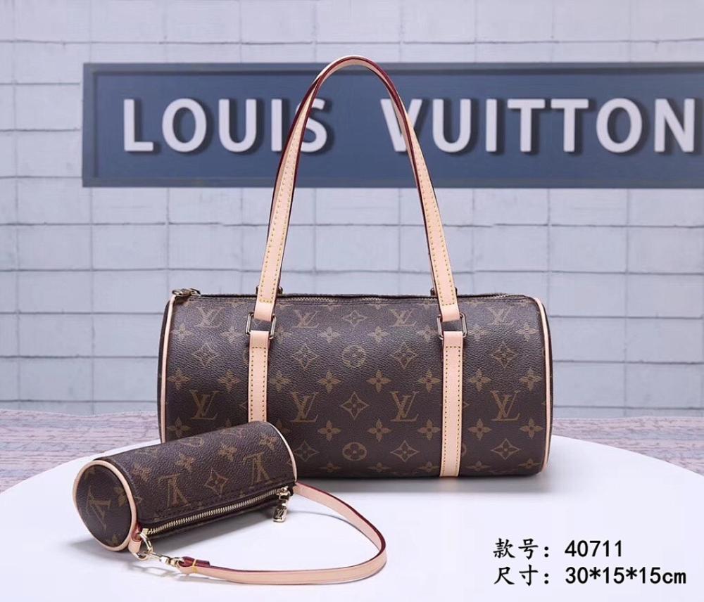 Stylish Leather Top Handle Bag