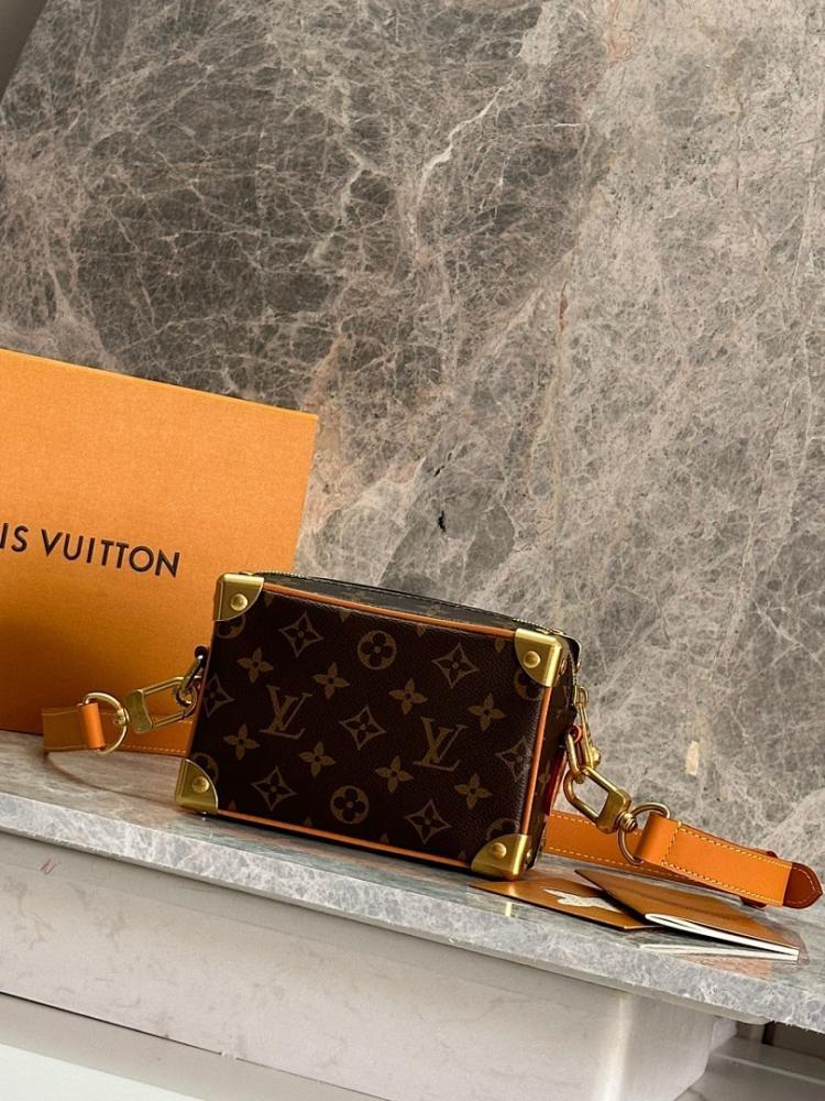 Modern Monogram Leather Top Handle Bag