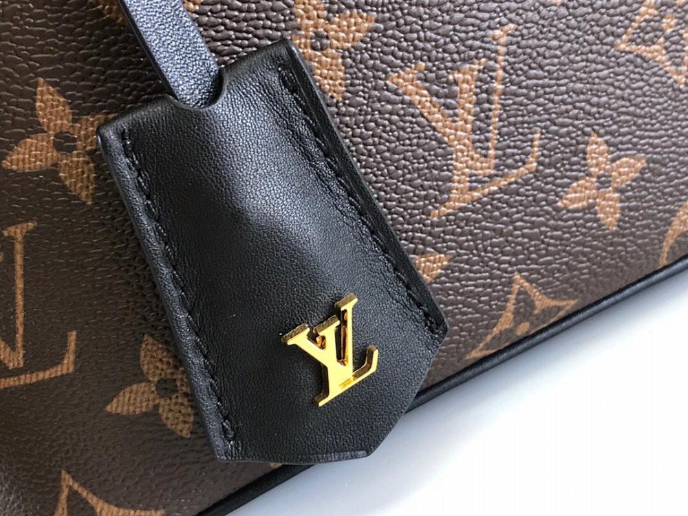 Modern Elegant Woven Leather Top Handle Bag 14x19x10cm