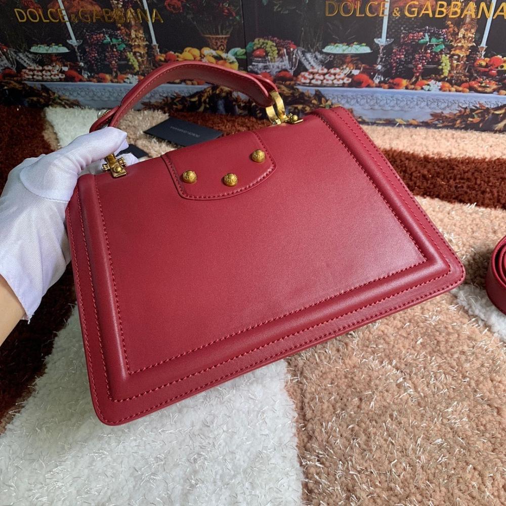 Luxury Studded Calfskin Shoulder Bag