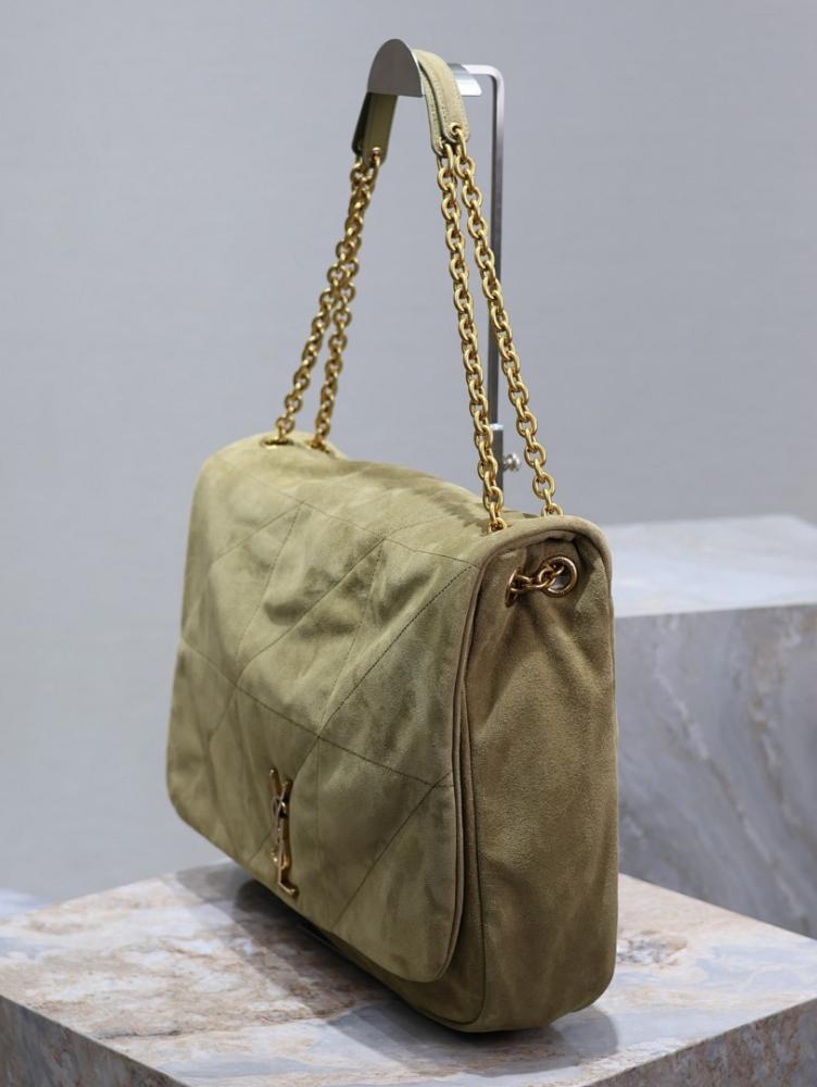 Elegant Refined Leather Tote Bag 43x29x9cm