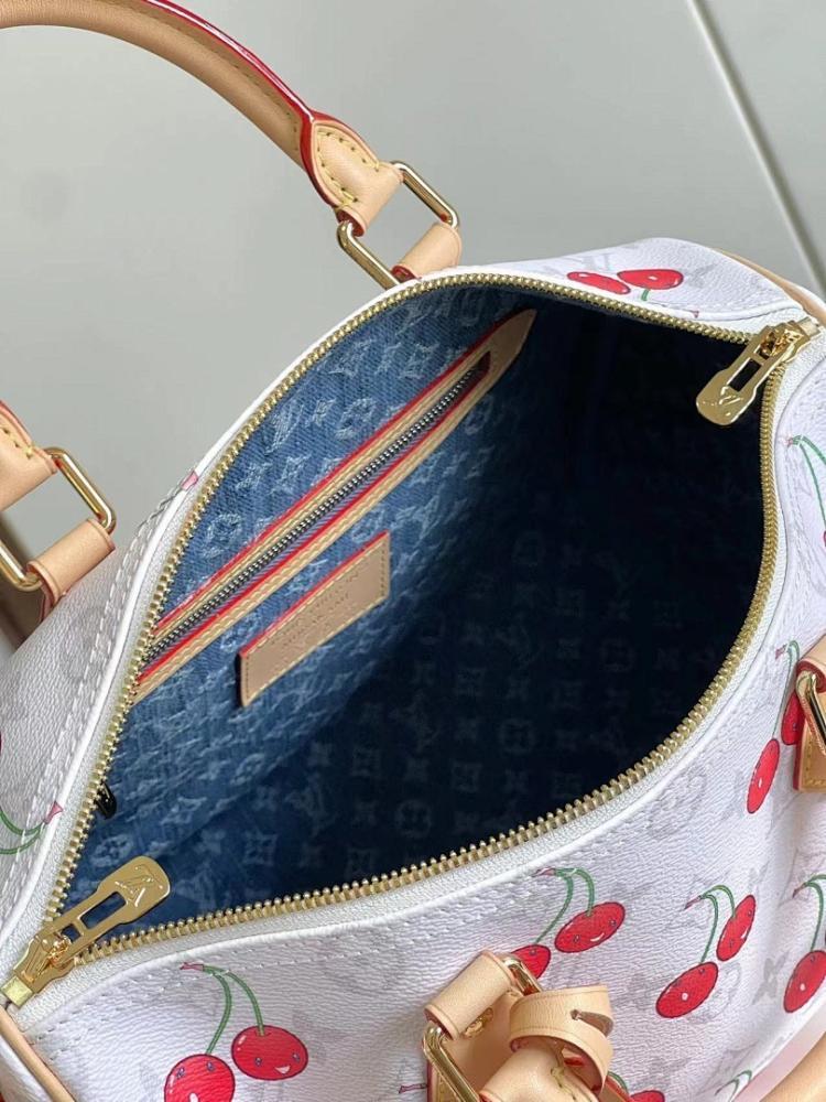 Speedy Monogram Leather Shoulder Bag 30x21x17cm
