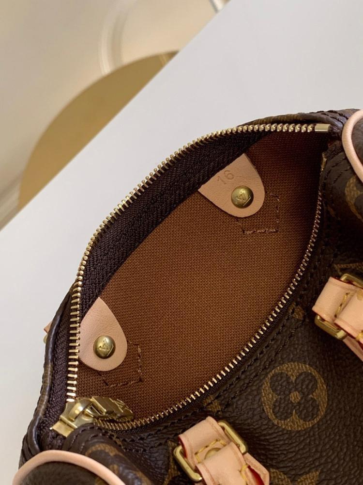Stylish Refined Canvas Top Handle Bag 16x11x9cm