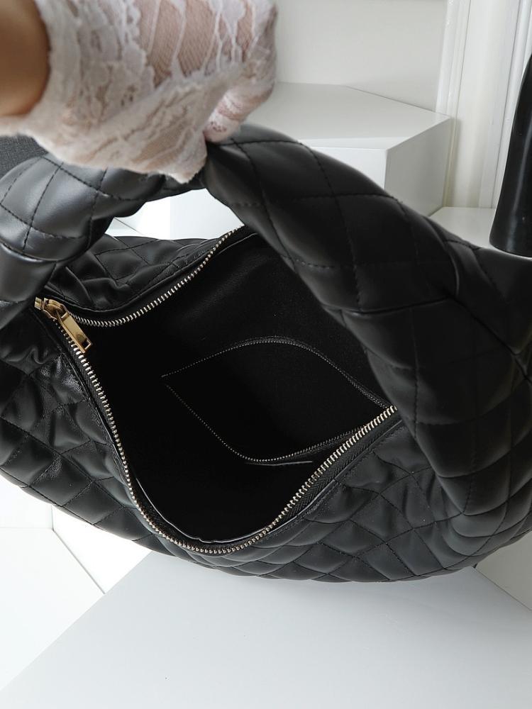 Stylish Refined Leather Top Handle Bag 44x30x7cm