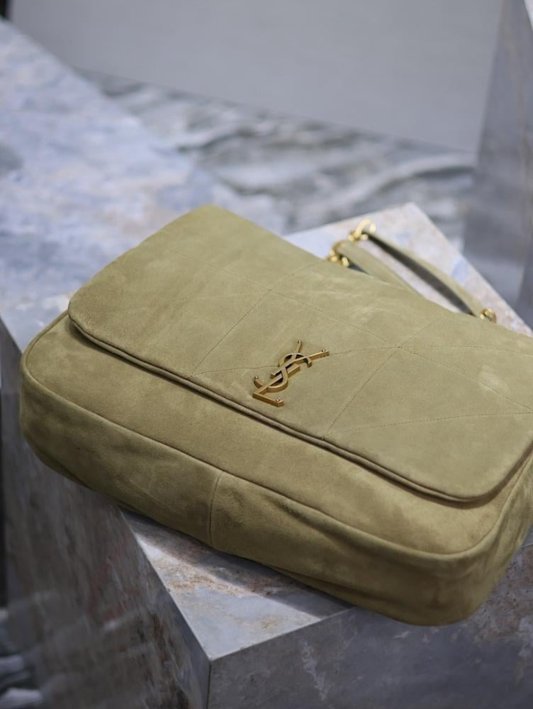 Elegant Refined Leather Tote Bag 43x29x9cm