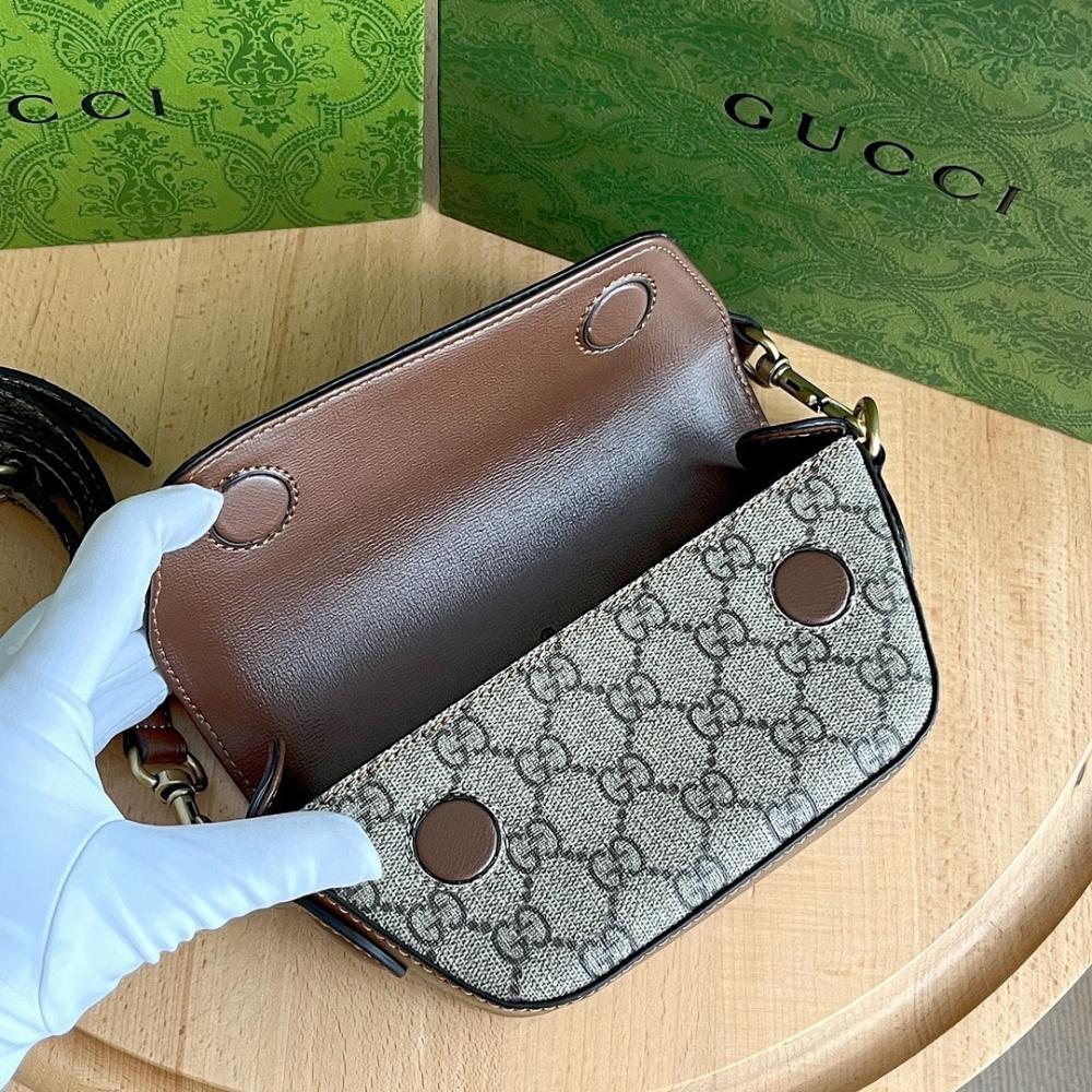 Stylish Refined Monogram Shoulder Bag 18x10x4.5cm