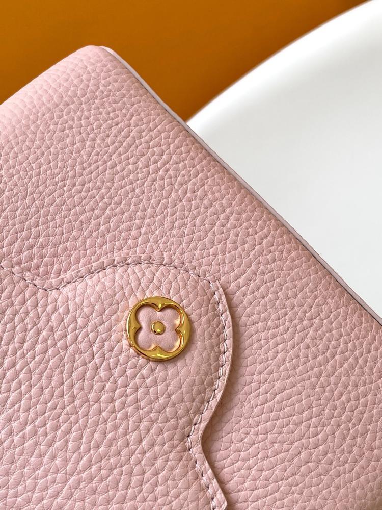 Leather Shoulder Bag Pink Style 1453446057