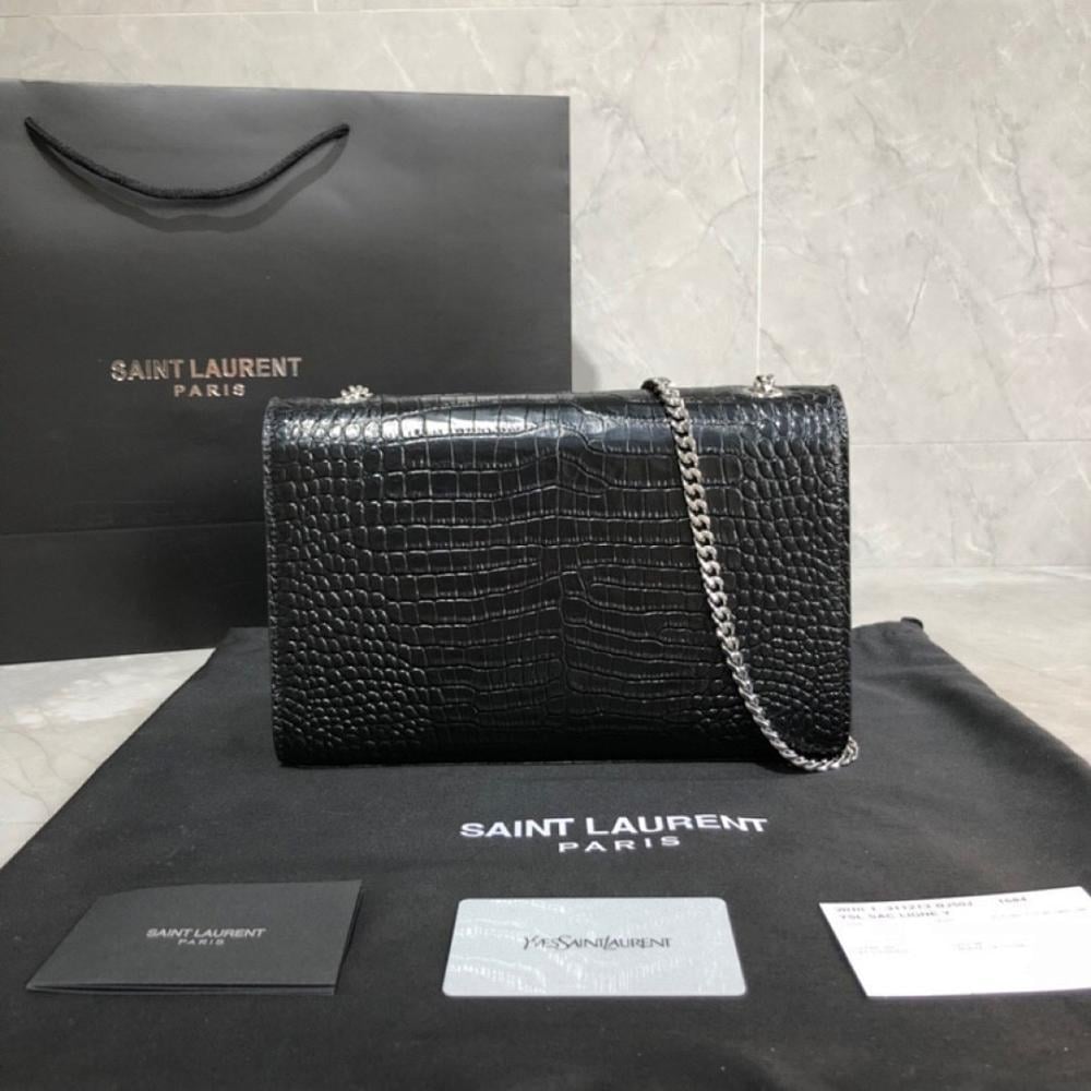 Stylish Silver Leather Top Handle Bag