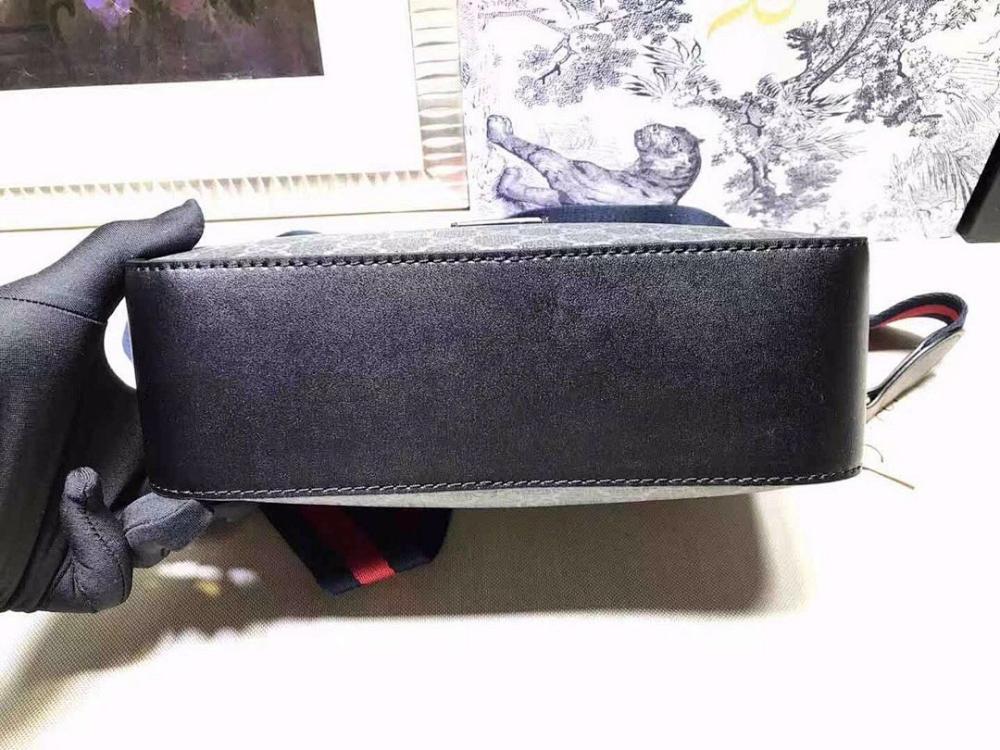Stylish Black Nylon Crossbody Bag