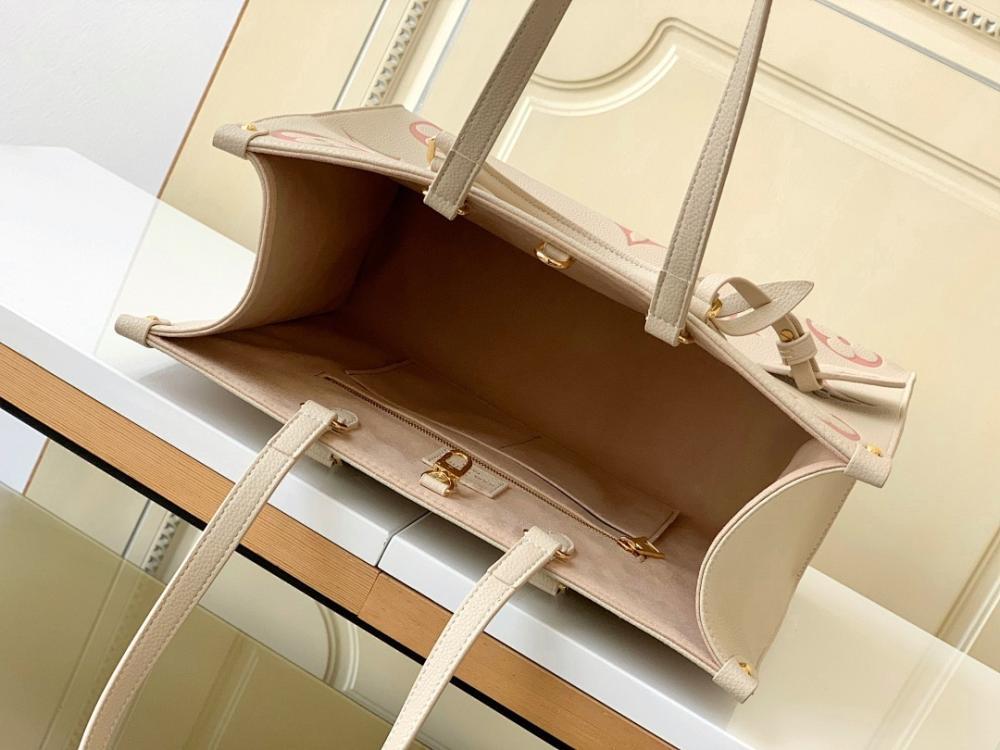 Elegant Refined Leather Shoulder Bag 35x27x14cm