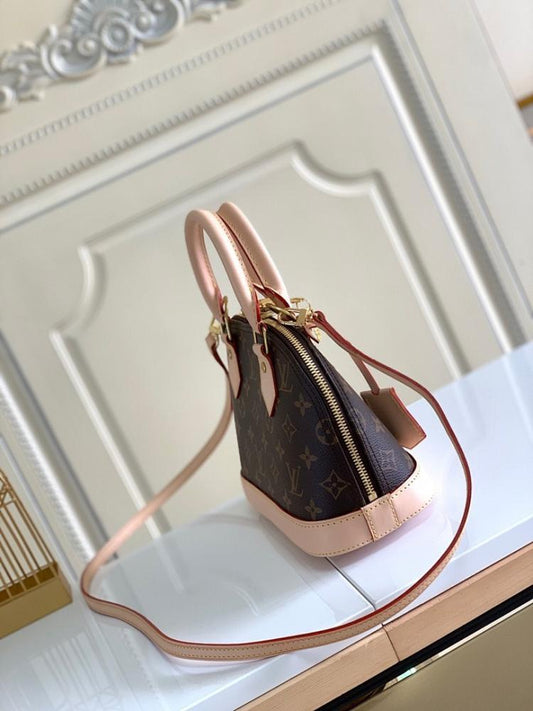 Classic Italian-Inspired Top Handle Bag 25x19x12cm