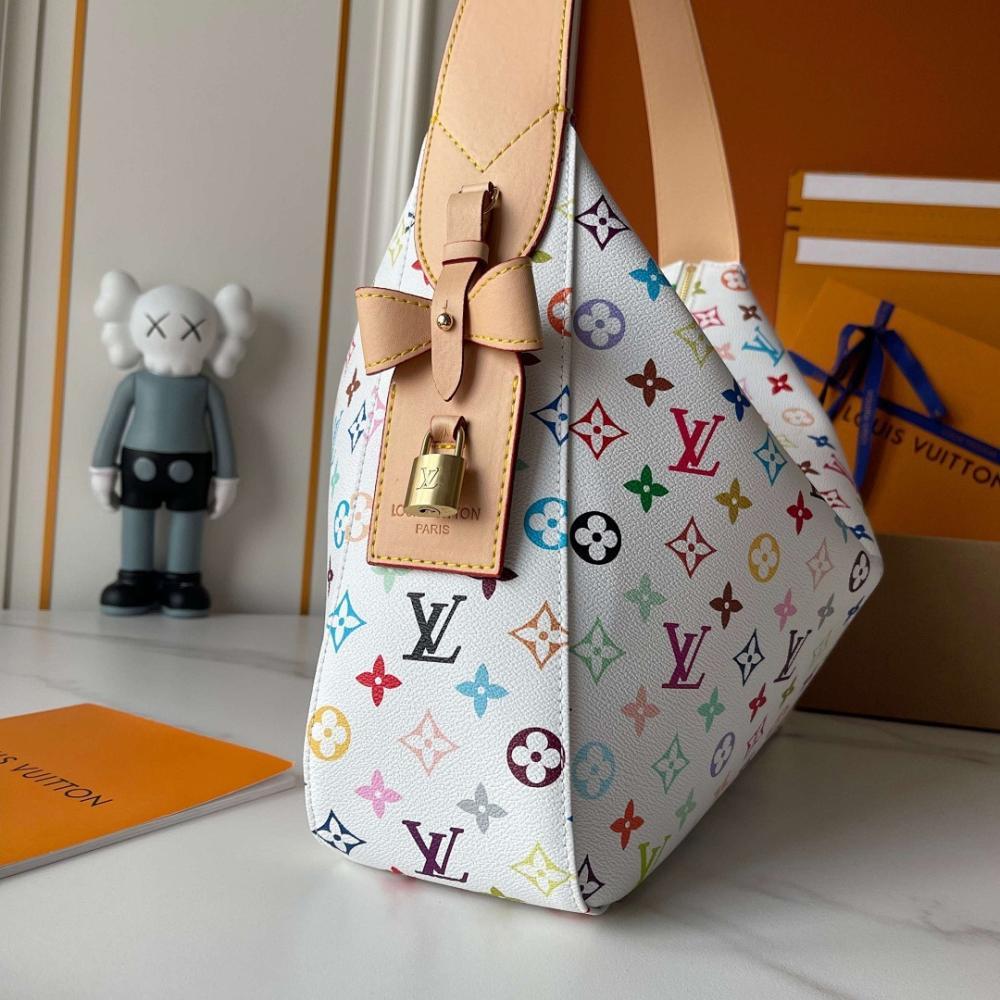 Classic Monogram Leather Top Handle Bag