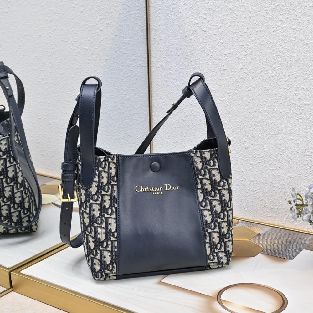 Modern Leather Bucket Bag