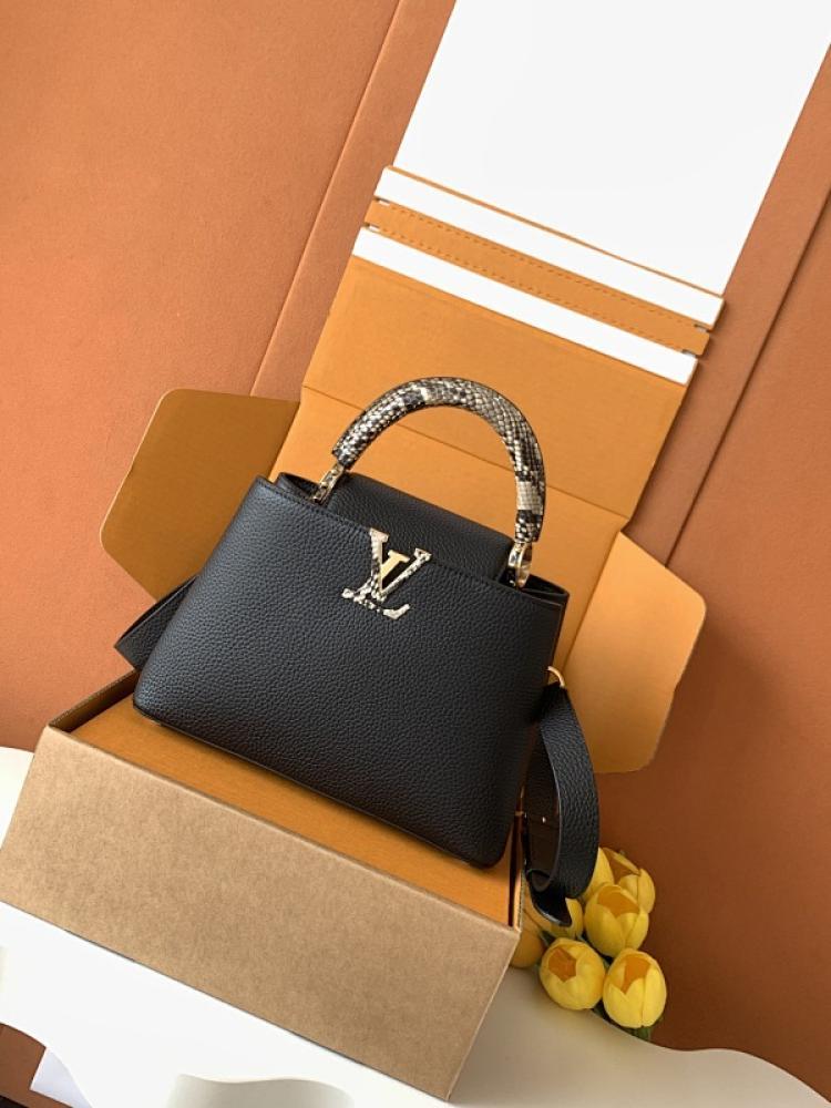 Calfskin Top Handle Bag Style 130075766