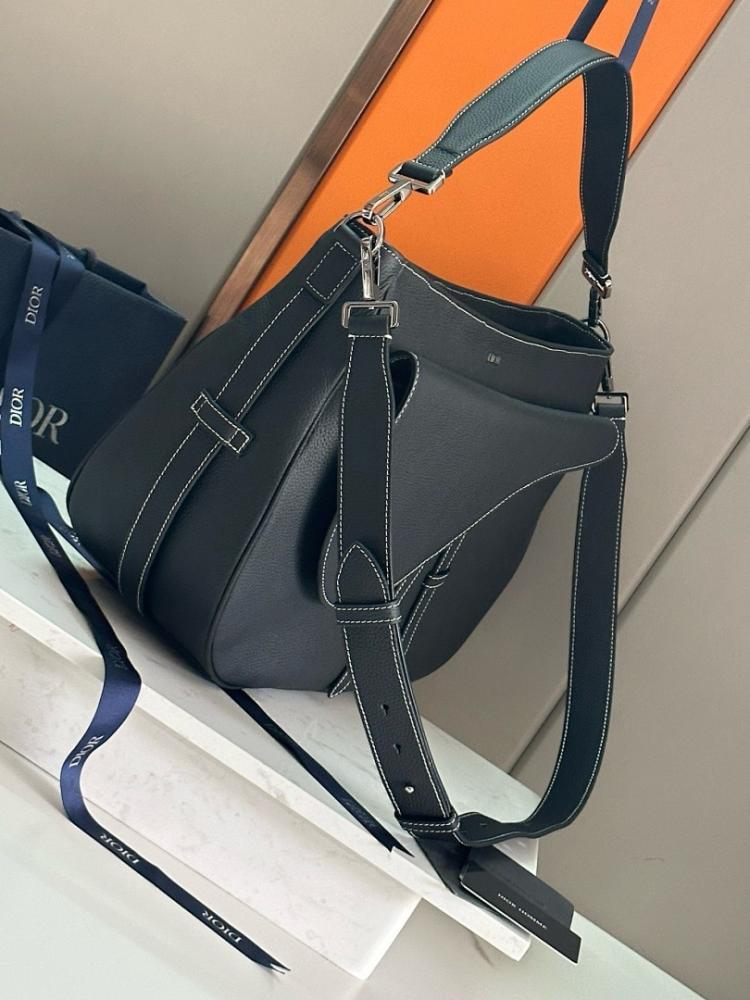 Stylish Grey Calfskin Shoulder Bag