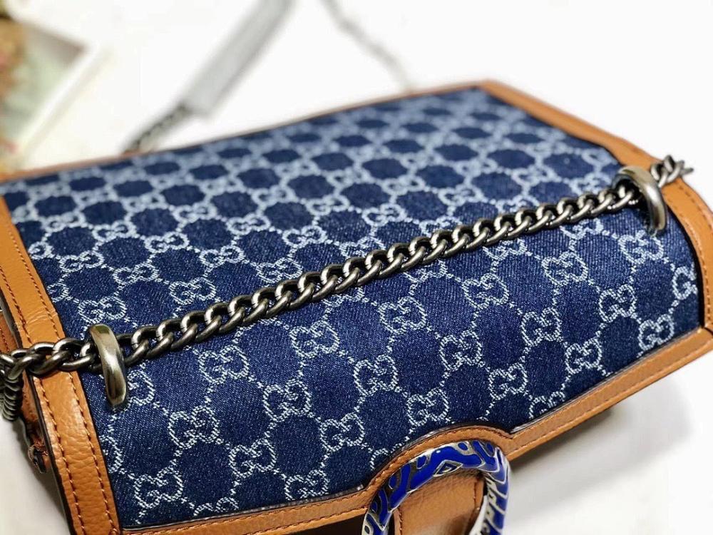 Alma Beige Canvas Top Handle Bag Beige/Blue 25x13.5x7cm Style 1075662427