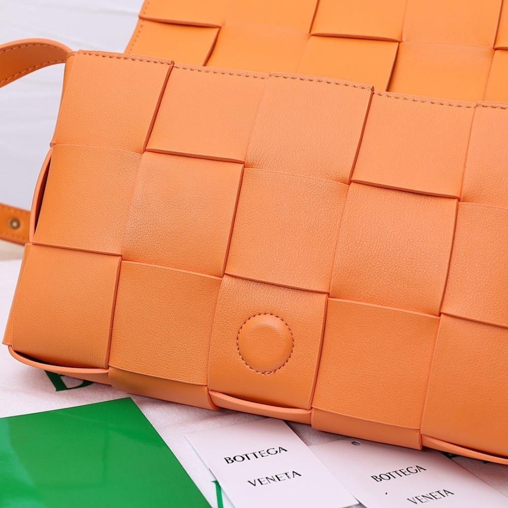 Modern Woven Calfskin Crossbody Bag
