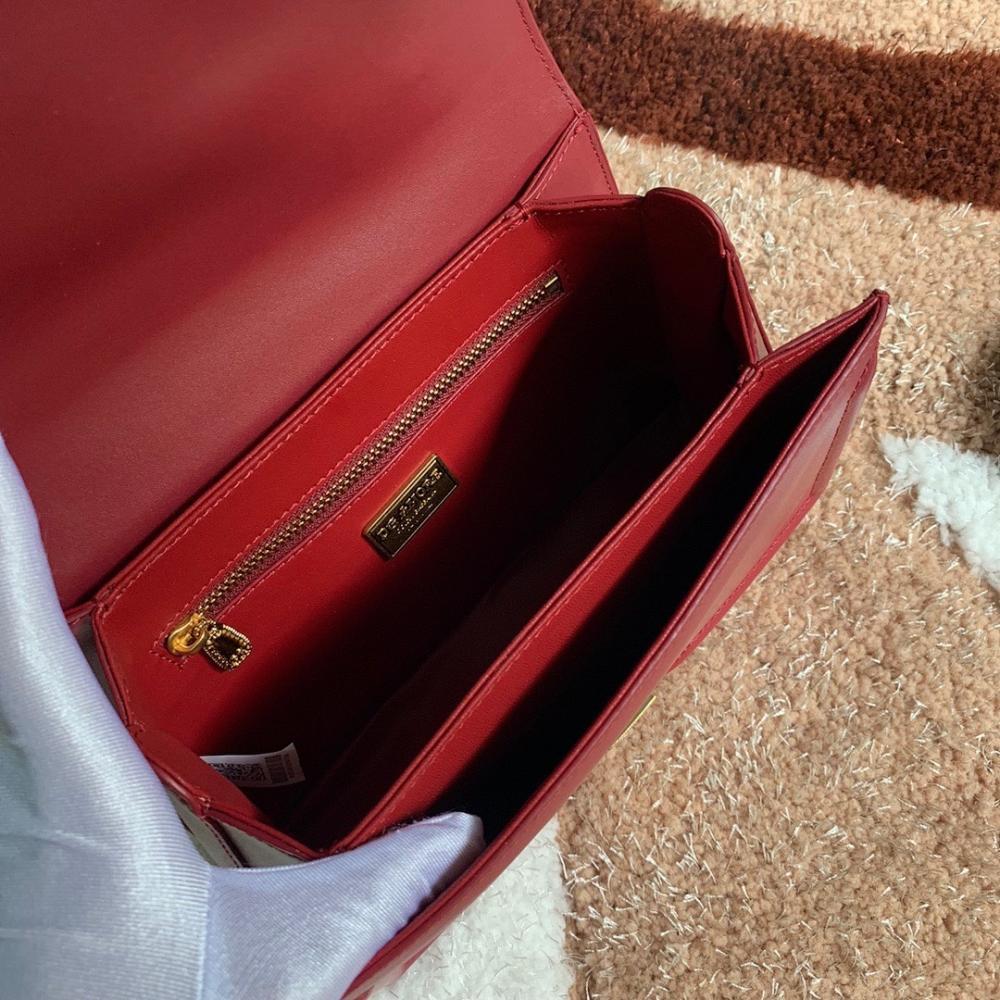 Luxury Studded Calfskin Shoulder Bag