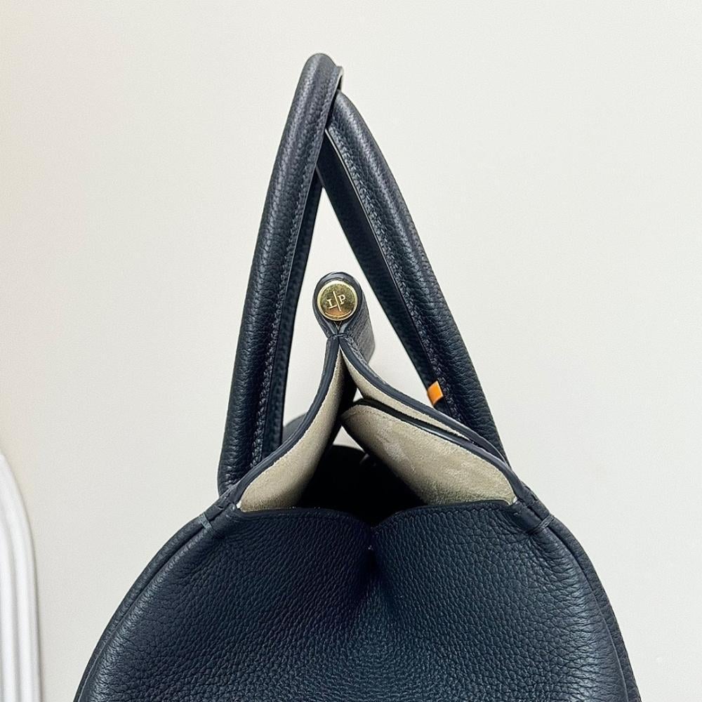 Classic Modern Calfskin Top Handle Bag 33x23x18cm