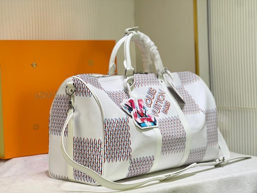 Classic Printed Leather Top Handle Bag