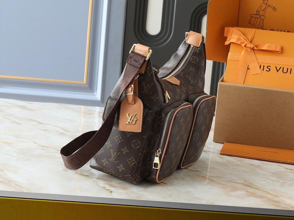 Alma Monogram Canvas Shoulder Bag 30x31x11cm Style 1153991589